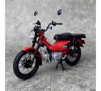 Motorcycle model Diecasts Street Racing Simulation Toy Gift 1:12 For H&ONDA For Trail CT125 For Hunter Cub Alloy Motorcycle Model(Black- Silver)