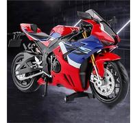 Motorcycle model Motorcycle Model 1/12 For H&ONDA CBR 1000RR-R Alloy Diecast Collection Toys Ornaments Gifts(Black- Silver)
