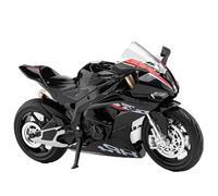 Motorcycle model Motorcycle Model Sound Light Gifts 1/12 For BWM S1000RR HP4 Boxed Race Alloy For Sports Diecast Metal Road Racing(Black- Silver)