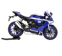 Motorcycle model Simulation 1:12 Scale For Y&AMAHA R1M Off Road Motorbike Alloy Model Sound Light Diecast Motorcycle Model Vehicle Toy Gift(Blue)