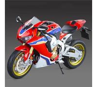 Motorcycle model Simulation 1/9 Scale For H&ONDA CBR1000RR Off Road Motorbike Alloy Model Sound Light Diecast Motorcycle Vehicle Toy Gift(Black- Silver)