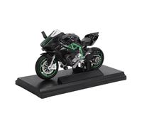 Motorcycle Model Toy 1:18 Scale Realistic Alloy Design for Kids Play and Adults Collection Ideal for Display (Black)