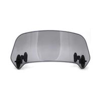 Motorcycle Models Windshield Extension Spoiler Clamp-On Windscreen Deflector For Piaggio(A small size)