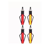 Motorcycle Modification 24LED Dual Color White Light Red Light Flowing Water Turn Signal Lamp Brake Motorcycle Turn Signal Light Turn Signals