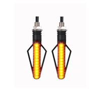 Motorcycle Modification 24LED Dual Color White Light Red Light Flowing Water Turn Signal Lamp Brake Motorcycle Turn Signal Light Turn Signals