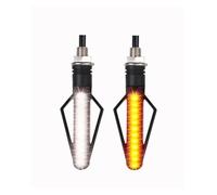 Motorcycle Modification 24LED Dual Color White Light Red Light Flowing Water Turn Signal Lamp Brake Motorcycle Turn Signal Light Turn Signals