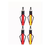 Motorcycle Modification 24LED Dual Color White Light Red Light Flowing Water Turn Signal Lamp Brake Motorcycle Turn Signal Light Turn Signals