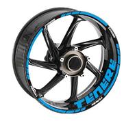 Motorcycle Modification Rim Stickers Wheel Film Border Reflective Decals for XT1200Z/XT1200ZE Super for Tenere Spare Parts(Style 2)