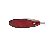 Motorcycle Modified Tail Light 12V Rear Tail Light LED Brake Stop Light Universal For ATV For DR For DRZ 650 400 Light(Red)
