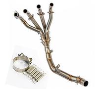 Motorcycle Modify Connect Front Mid Exhaust Link Pipe For Kawasaki Z900 2023 2022 2020 2019 2018 2017 Z 900 Engine