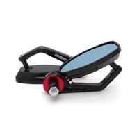Motorcycle Motobike Rearview Mirror Handlebar Mirror Rearview Mirrors For Blackbird CBR1100XX For Bros 160 C90 CB 500X CB 600 Bar End Mirrors(Red)