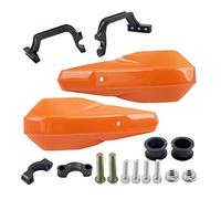 Motorcycle Motocross Handle Bar Brush Bar Hand Guards Handguard Protector Protection Racing Pit Bike Street Bike(Orange)