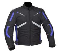 Motorcycle Motorbike Cordura Men's Jacket Waterproof Textile Biker Jackets (as8, alpha, x_l, regular, regular, BLUE)