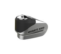 Motorcycle Motorbike Disc Lock Oxford Quartz XD10 with 10mm Pin, Stainless Black
