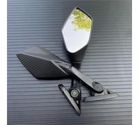 Motorcycle Motorbike Foldable Side Mirrors Blind Spot Rearview Mirrors Cover Cap YZF R3 R25 2015-2018 YZF-R3 YZF-R25 Handlebar Mirror(A)