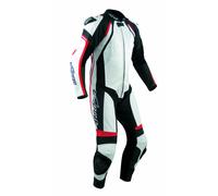 Motorcycle Motorbike Full Body one pc Perforated Leather Race Suit 1 PC Red