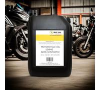 Motorcycle/Motorbike Oil 10W40 Semi-Synthetic, 5L, API SJ/JASO MA2, Wet Clutch Safe