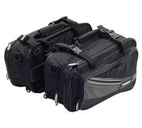 Motorcycle Motorbike Pannier Bags Throw Over Saddle Bags Soft Luggage Touring Panniers BikeTek Diablo