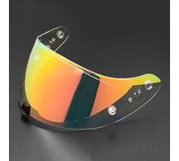 Motorcycle Motorcycle Helmet Face Shield for Scorpion R420,Tinted Anti-Scratch Visor Replacement, Style Protection Lens, Multi-Colour Options Helmet Accessories,H Colorful(C Aurora Red)