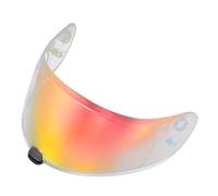 Motorcycle Motorcycle Helmet Face Shield Visor Windshield for HJC HJ20M C70/IS-17/FG-17/FG-ST Visor Pinlock Ready Face Shield Tinted Replacement Visor (Gold)(Revo Clear Red)