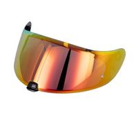 Motorcycle Motorcycle Helmet Face Shield Visor Windshield for HJC HJ20M C70/IS-17/FG-17/FG-ST Visor Pinlock Ready Face Shield Tinted Replacement Visor (Gold)(Revo God Red)