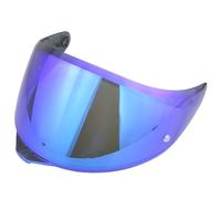 Motorcycle Motorcycle Helmet Shield for AGV K1/K3SV/K5 Face Shield Replacement Accessories Helmet Visor Anti Scratch Colored Motorcycle Helmet Lenses J Black(C Electroplated Blue)