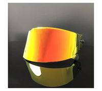 Motorcycle Motorcycle Helmet Visor Anti-UV PC Visor Lens Race R Pro GP Model Replacement Visor for Shark Race-R Pro GP(Clear)(Red Gold)