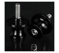 Motorcycle Motorcycle Swingarm Spools Slider Stand Screws For XJ6 For DIVERSION XJ 6 2009-2025 2024 2022 2021 2020 2019 2018(6MM Black)