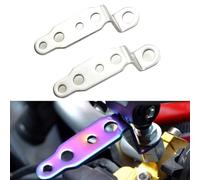 Motorcycle Mount Bracket Holder for Turn Signal Spot Fog Light Headlight, Stainless Steel Silver, Fit for Most Motorcycles Dirt Bikes for ATV