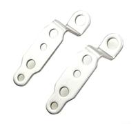 Motorcycle Mounting Bracket Stainless Steel Holder for Fog Light Turn Signal Headlight Spot Lamp Fit for atv Dirt Bike Silver 2 Pack