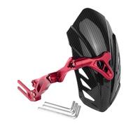 Motorcycle Mudguard Rear Wheel Mudguard Fender Fit For N1S U+b Msx Sniper150 Protection Splash Guard Aluminum Alloy Fender Protector(Red)