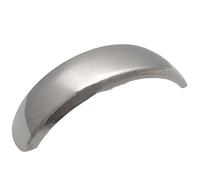 Motorcycle Mudguard Splash Guard For Bobber Motorcycle 6 Inch Flat Rear Stainless Steel Mud Flaps Trailer Mud Flaps Splash Guards Motorbike Fenders(Silver)