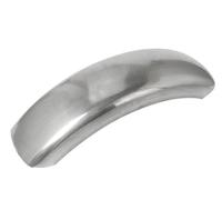 Motorcycle Mudguard Splash Guard Universal 6.1 Inch Motorcycle Rear Wheel Mud Guard Protector Fender Short/Long Mudguard Unpainted Steel Motorbike Fenders(Short)