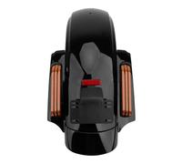 Motorcycle Mudguards For Touring Electra Glide Road Street Glide FLHR 14-20 Motorcycle LED CVO Style Rear Fender System Extension Fascia Set(Yellow)
