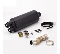 Motorcycle Muffler Compatible With For R1200GS For ADV 2013-2018 Motorcycle Exhaust Pipe Slip-on Middle Link Pipe Muffler DB Killer Catalyst(A)