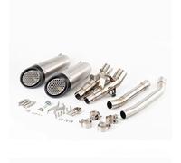 Motorcycle Muffler Compatible With Triumph For Scrambler 1200 For XE XC 2019-2023 Motorcycle Exhaust Pipe Full Exhaust Muffler Slip On Line Parts(A)
