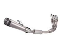 Motorcycle Muffler Compatible With Triumph For Trident For Daytona 660 Motorcycle Exhaust Full For Escape Front Pipe Carbon Muffler Slip On Line Kit