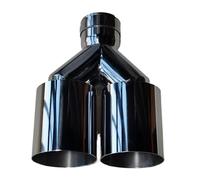 motorcycle muffler Double Out Exhaust Pipe Tailpipe Muffler Tip Universal Tail Throat Silencer Accessories Motorcycle Pipe Exhaust
