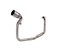 Motorcycle Muffler Exhaust Compatible With Benelli For TNT125 For BJ125-3E 2017-2022 Motorcycle Exhaust Systems Modify Front Mid Link Pipe With Catalyst