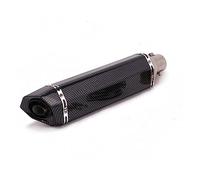 Motorcycle Muffler Exhaust Exhaust Pipe Motorcross Motorcycle Exhaust Muffler Tips 310mm/370mm/470mm Stainless Steel Motorbike Muffler Tail Pipe Slip On Modified(A 470MM)