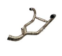 Motorcycle Muffler Exhaust Exhaust Pipe Real Titanium Alloy For R NineT Motorcycle Exhaust Muffler Contact Middle Pipe Slip On For BMW For R NineT