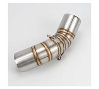 Motorcycle Muffler Exhaust Exhaust Pipe Slip-on Motorcycle Exhuast Middle Link Pipe Escape Muffler Adapter 51mm Connect Pipe For Kawasaki For Z900 2020 2021