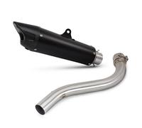 Motorcycle Muffler Exhaust For Benelli For 752S Motorcycle Exhaust Slip On Line Middle Tail Link Pipe Muffler Escape(Style 1)