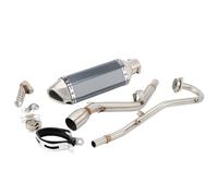 Motorcycle Muffler Exhaust For Suzuki For DR125 2008-2015 For DR125SM Slip-on Motorcycle Exhaust Muffler With Header Link Pipe(Style 3)