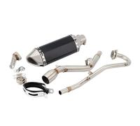 Motorcycle Muffler Exhaust For Suzuki For DR125 2008-2015 For DR125SM Slip-on Motorcycle Exhaust Muffler With Header Link Pipe(Style 7)