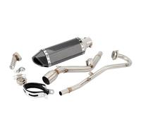 Motorcycle Muffler Exhaust For Suzuki For DR125 2008-2015 For DR125SM Slip-on Motorcycle Exhaust Muffler With Header Link Pipe(Style 1)