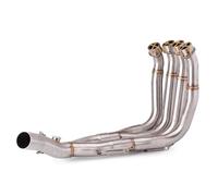 Motorcycle Muffler Exhaust For YZF R6 2006-2020 Motorcycle Exhaust Front Link Pipe 51MM Bottom Escape Manifold(Style 1)