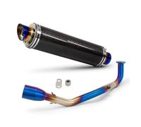 Motorcycle Muffler Exhaust Motorcycle Exhaust Full System For NMAX155 NMAX Escape Front Link Pipe Muffler With DB Killer(F)