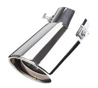 Motorcycle Muffler Exhaust Pipe 2.5" Exhaust Muffler Tip Single Pipe Rear Tail Throat Liner Accessory Reduces Flow