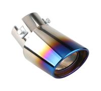 Motorcycle Muffler Exhaust Pipe 2.5" Inlet Exhaust Muffler Tip Pipe Rear Tail Throat Motorcycle Appearance